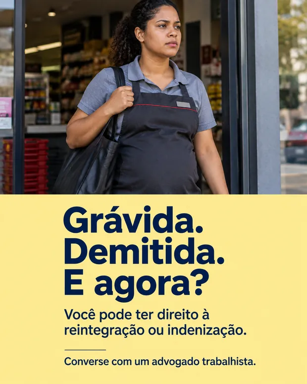 Post: grávida, demitida, e agora